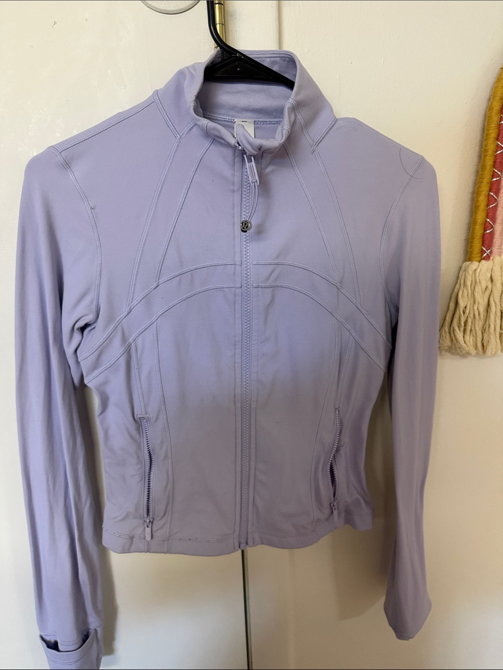 LULU DEFINE JACKET Women's Lightweight Zip-Front Jacket in Lavender
